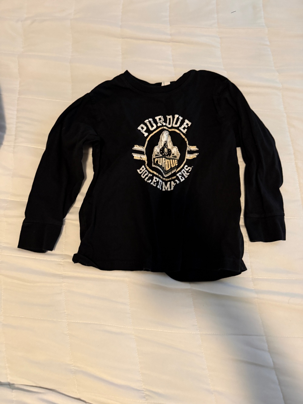 Black Purdue Boilermakers Long-Sleeve Shirt